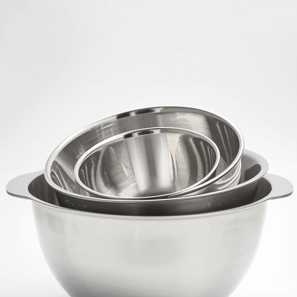 Mixing bowls (nesting sets, ceramic, stainless)